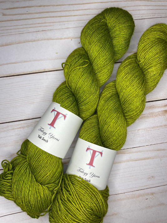 Electric Lime: Yak Sock